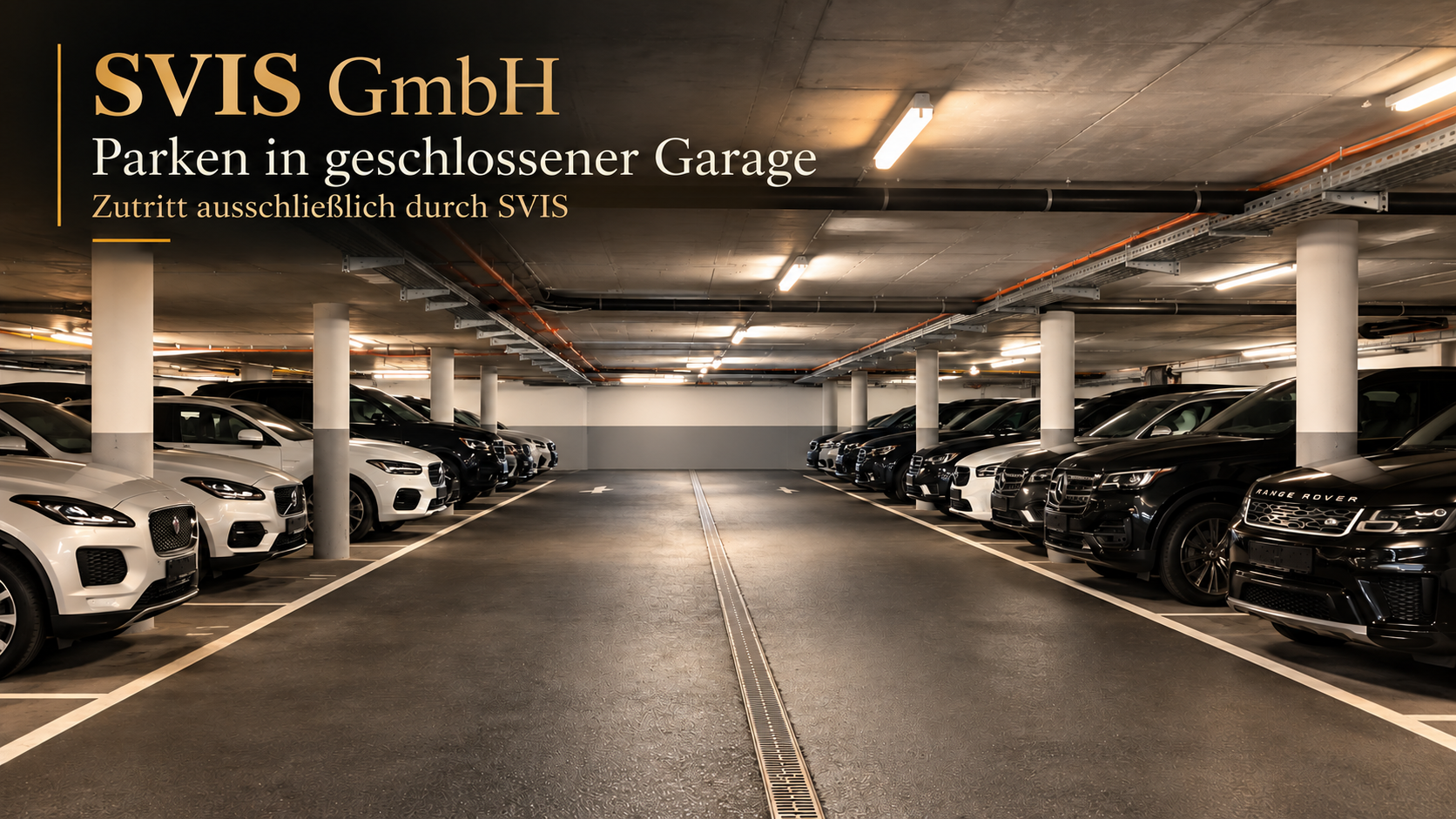 Illustration: Parken in der geschlossenen SVIS Tiefgarage